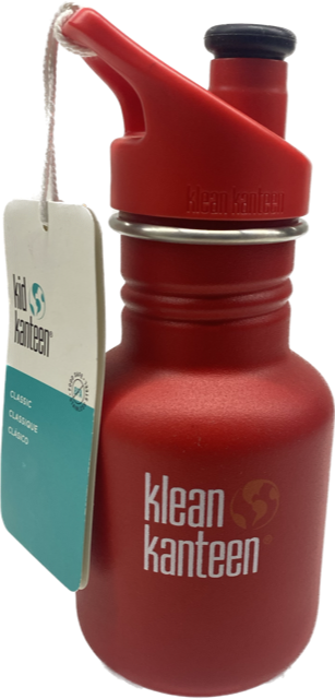 Klean Kanteen Water Bottle, with Sport Cap, Classic, Jellyfish, 12 Ounce, Kid