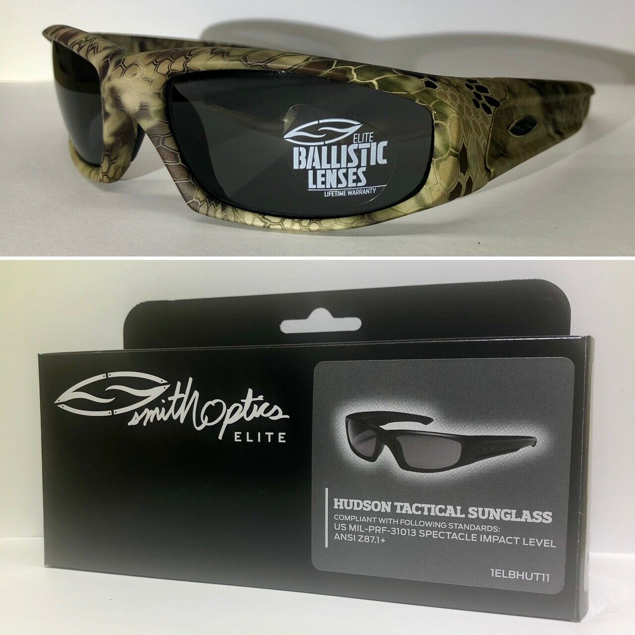 Smith Optics - Hudson Tactical Sunglasses - Kryptek Highlander/ Gray –  Surplus City