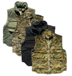 Huss - Ranger Zip Up Vest - Khaki / Auscam / Multicam / Black