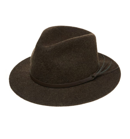 Statesman - The Bradbury Traveller Wool Felt Hat - Forest