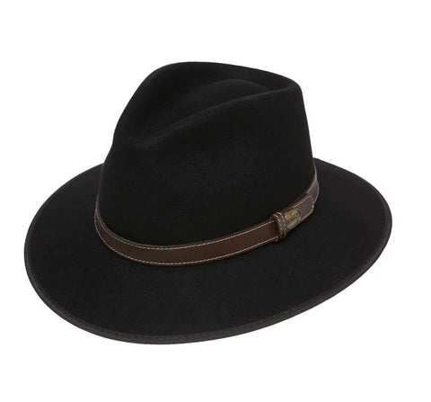 Statesman - The Dennis Fur Felt Hat - Black