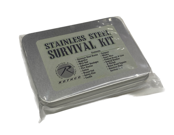 Rothco - Compact Pocket Survival Kit - 1.5 X 8.5 X 2.3cm – Surplus City