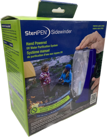 SteriPEN - Sidewinder Hand Powered UV Water Purification System